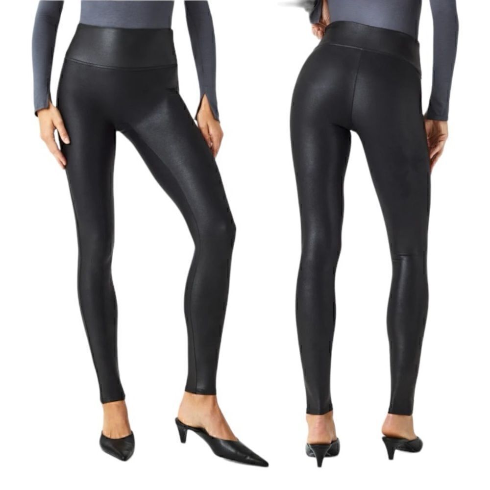 SPANX NWT Faux Leather Legging Small